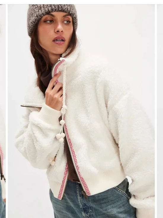 Free People Alpine Sherpa Jacket- Size XS - Picture 1 of 7